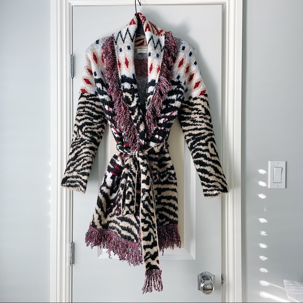 📍SOLD📍Anthropologie Fringed Cardigan